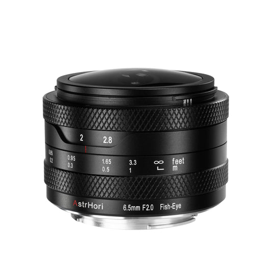 MF 6.5mm F2 APS-C Fisheye Lens for E/FX/EOS-R/M43/Z