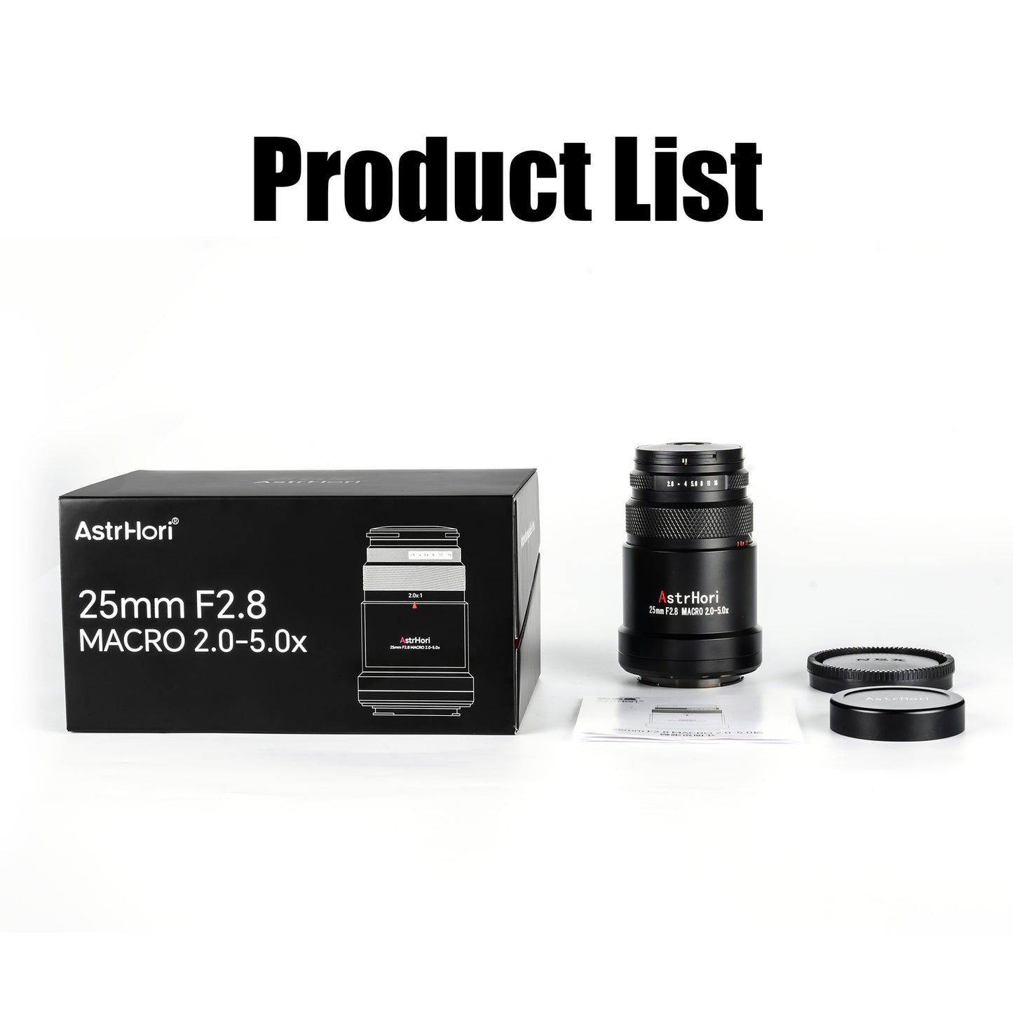 MF 25mm F2.8 Full-frame Ultra Macro Lens for E/L/RF/Z/FX