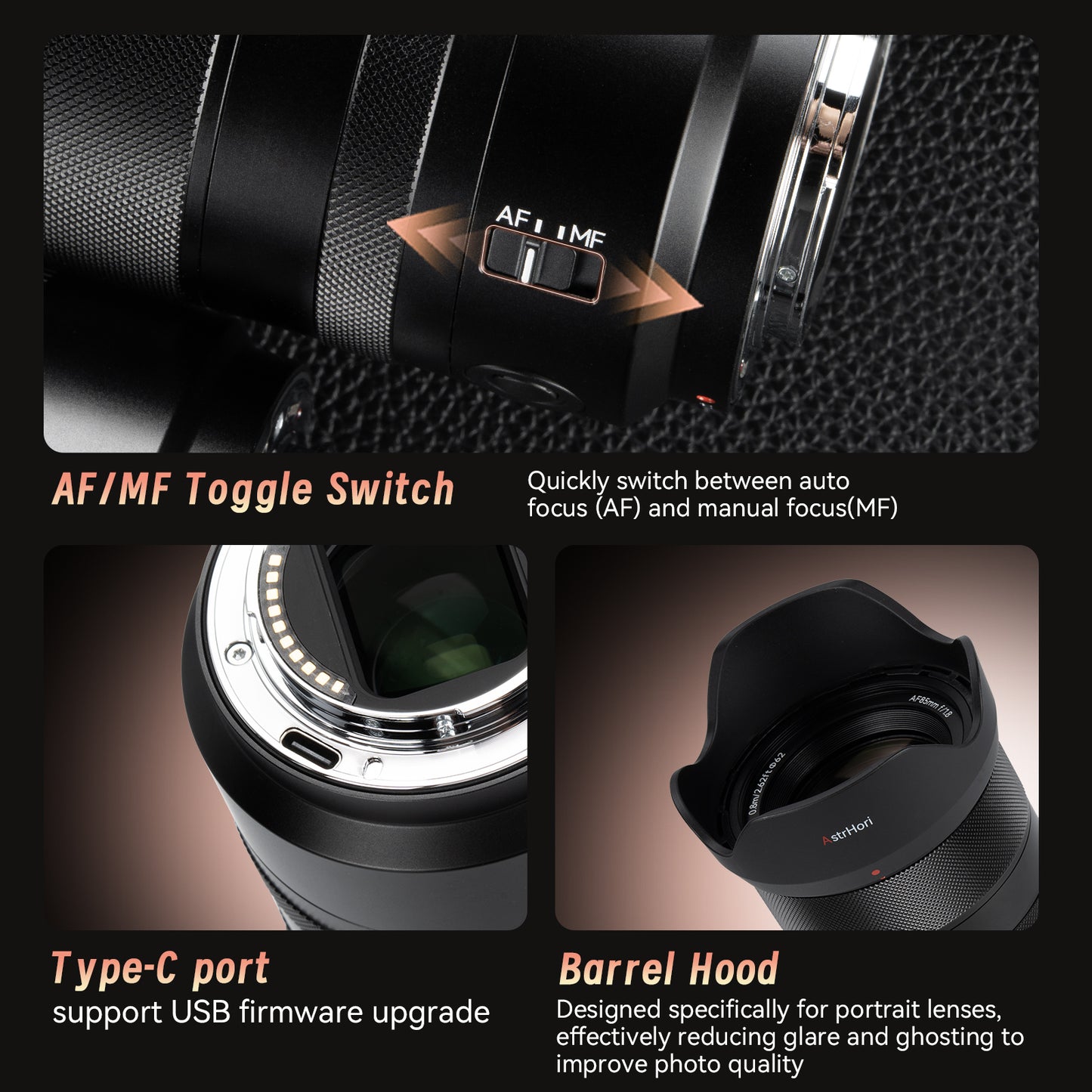 AF 85mm F1.8 Mark II Full-frame Lens for E/L/Z