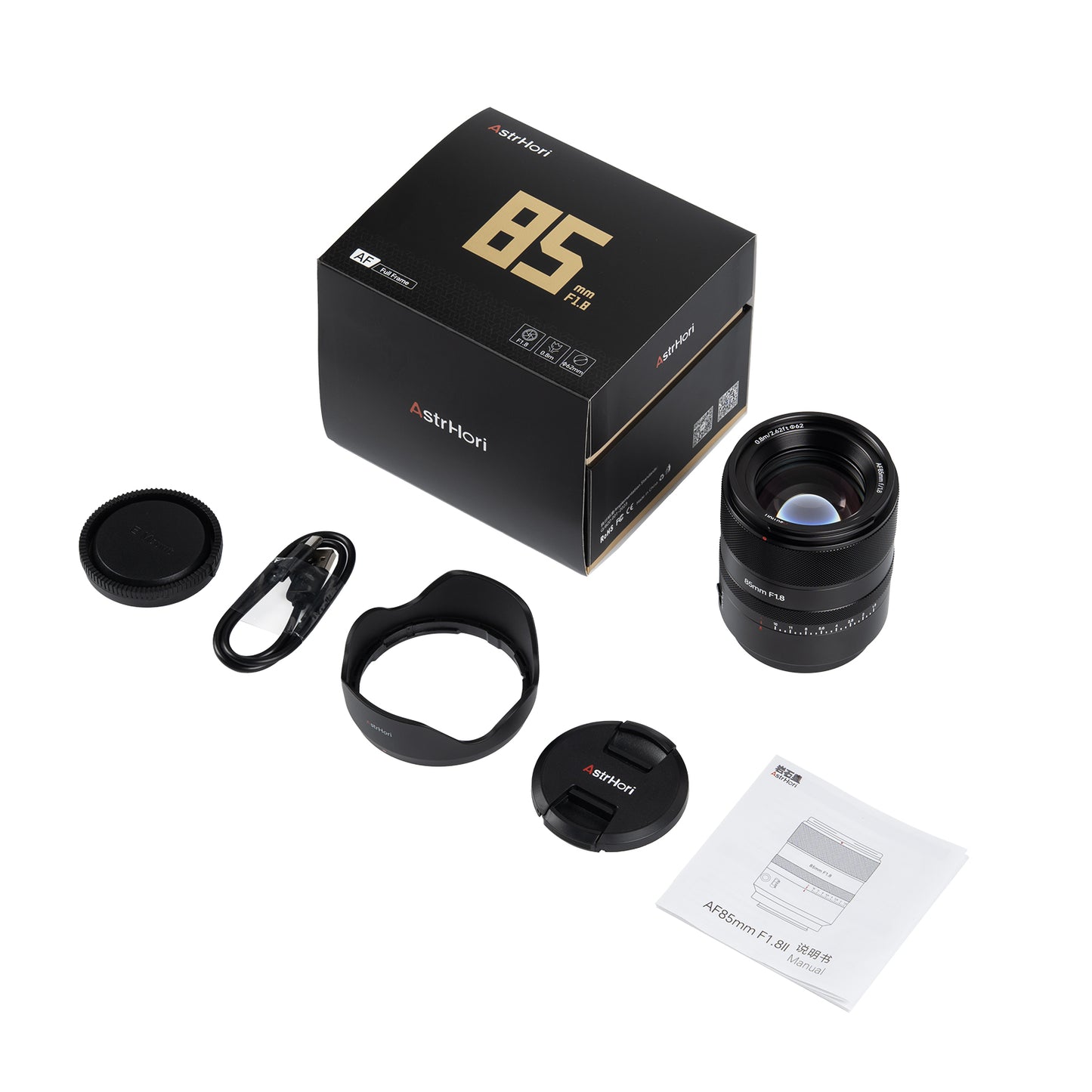 AF 85mm F1.8 Mark II Full-frame Lens for E/L/Z