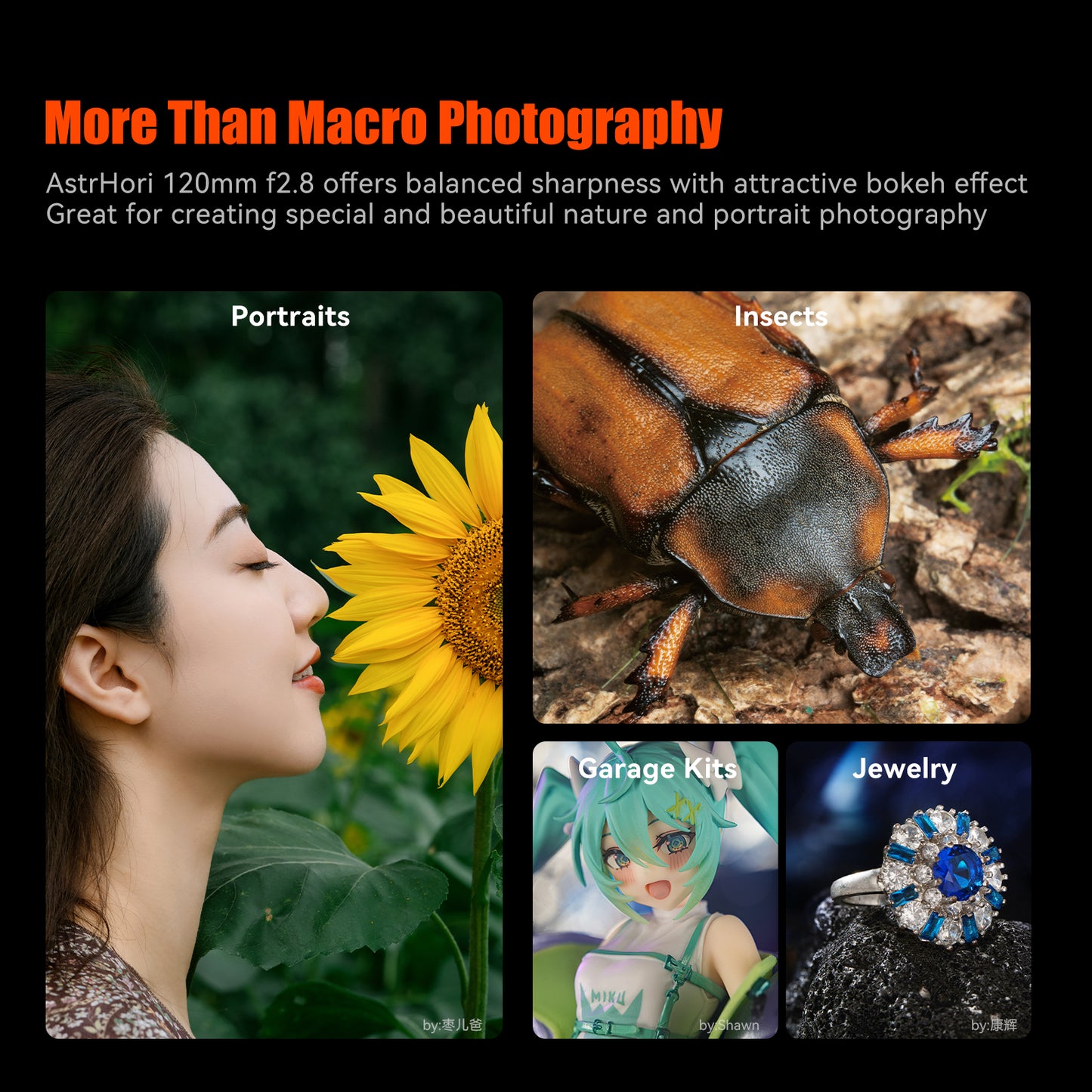 MF 120mm F2.8 Full-frame Macro Lens for E/RF/Z/L/EF