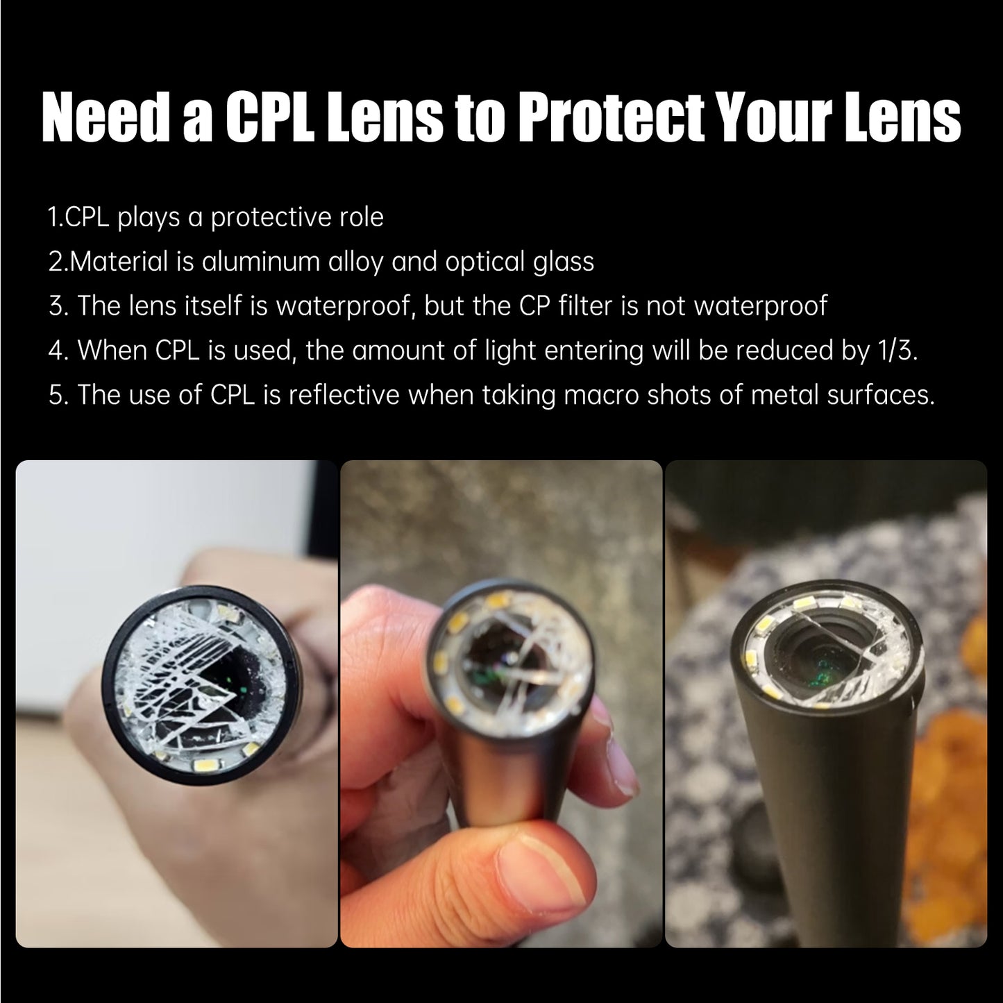 Macro Probe CPL Polarizer