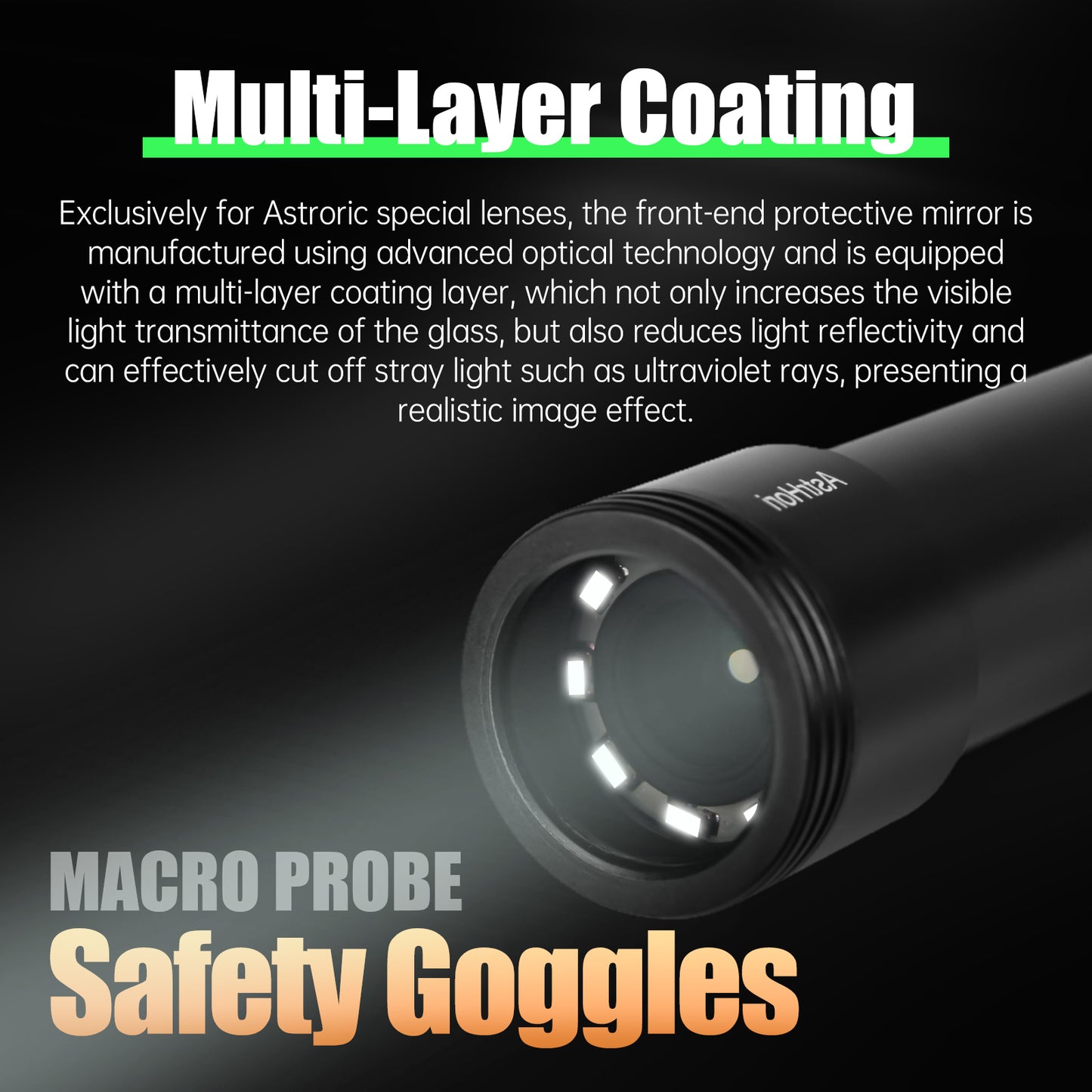 Macro Probe UV Protective Glasses