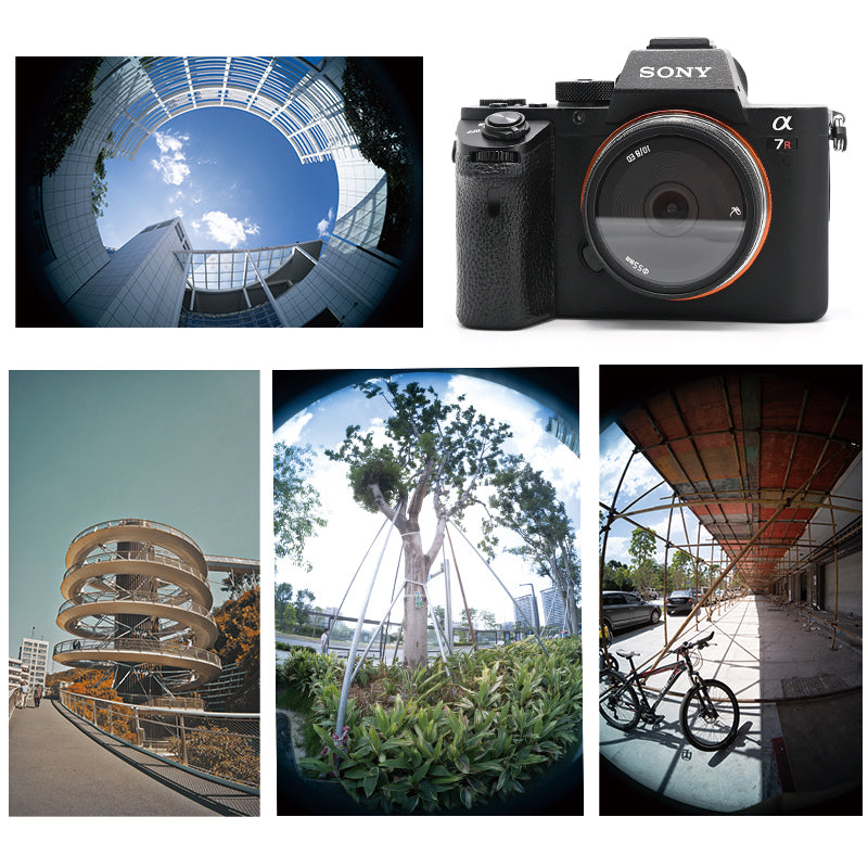 10mm F8 II APS-C Fisheye Lens for E/FX/M43/Z/L