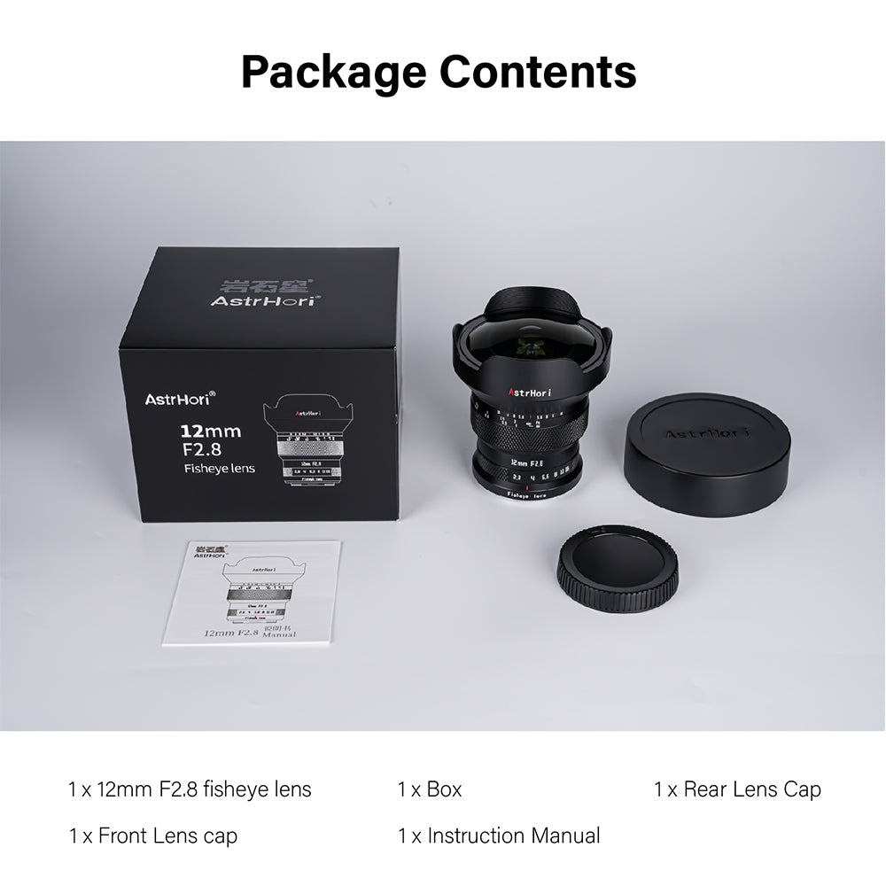 12mm F2.8 Full-frame fisheye lens for E/L/R/Z