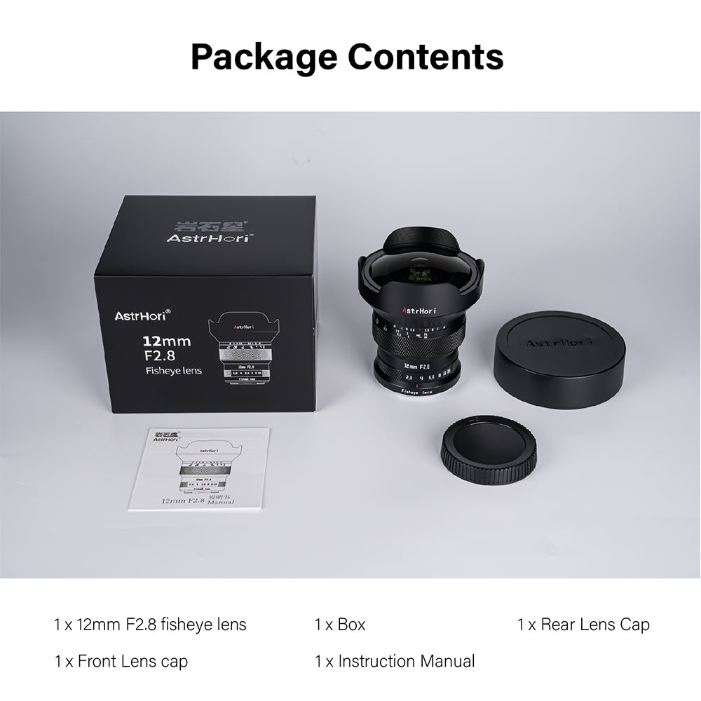 12mm F2.8 Full-frame fisheye lens for E/L/Z