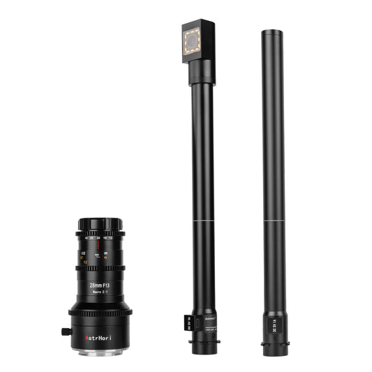 28mm F13 2X Macro Probe Lens Full Frame 360° View Free Switching Specialty Lens for E/Z/RF/L/EF