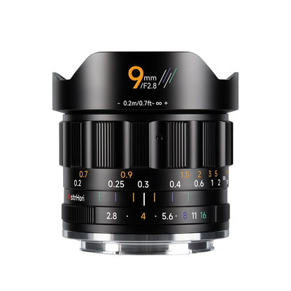 MF 9mm F2.8 Ultra Wide-angle APS-C Lens for E/FX/EOS-R/M43/Z