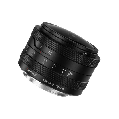 6.5mm F2 APS-C Fisheye Lens for E/FX/EOS-R/M43/Z