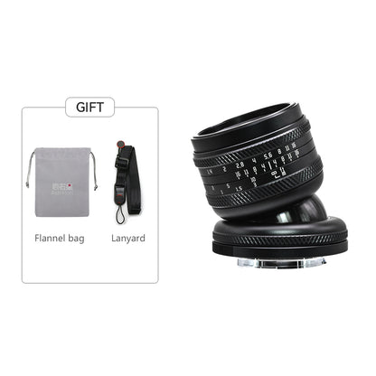 50mm F1.4 Full-frame Tilt lens for E/FX/EOS-R/L/M43/Z
