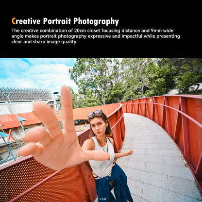 MF 9mm F2.8 Ultra Wide-angle APS-C Lens for E/FX/EOS-R/M43/Z