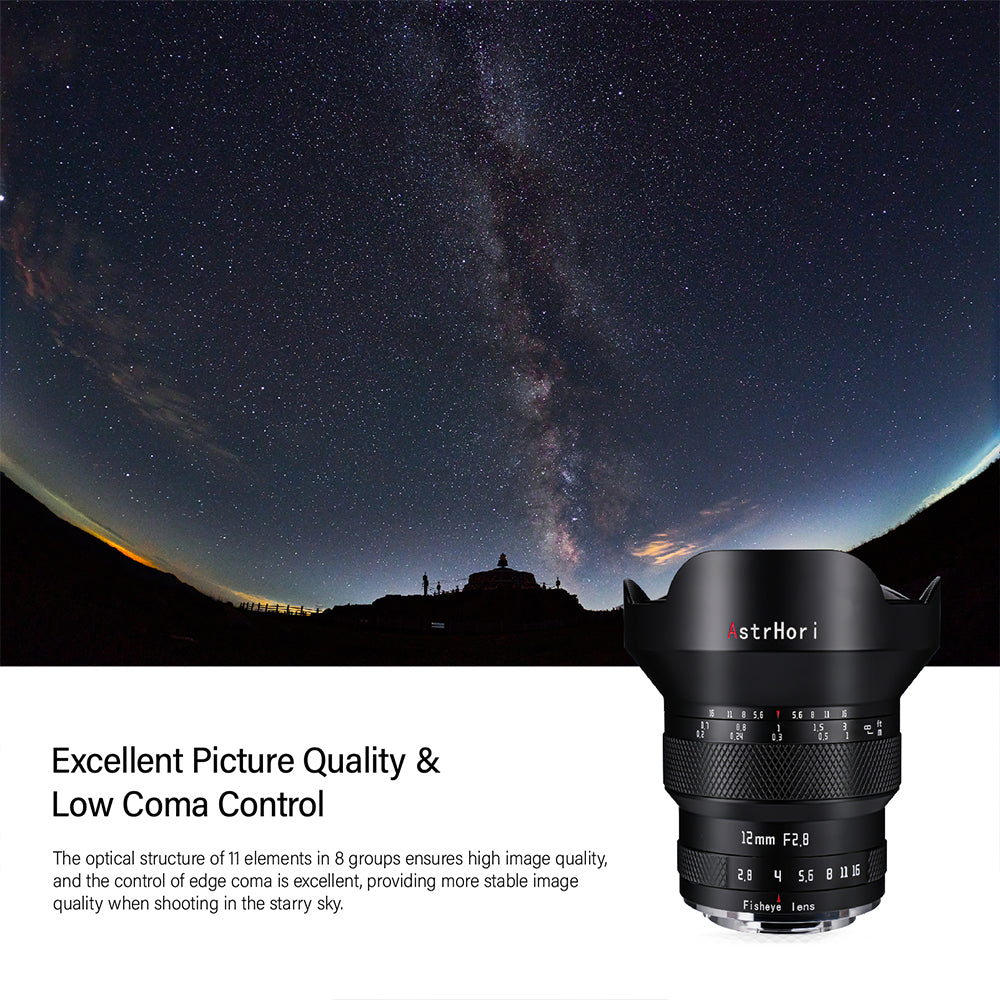 12mm F2.8 Full-frame fisheye lens for E/L/Z