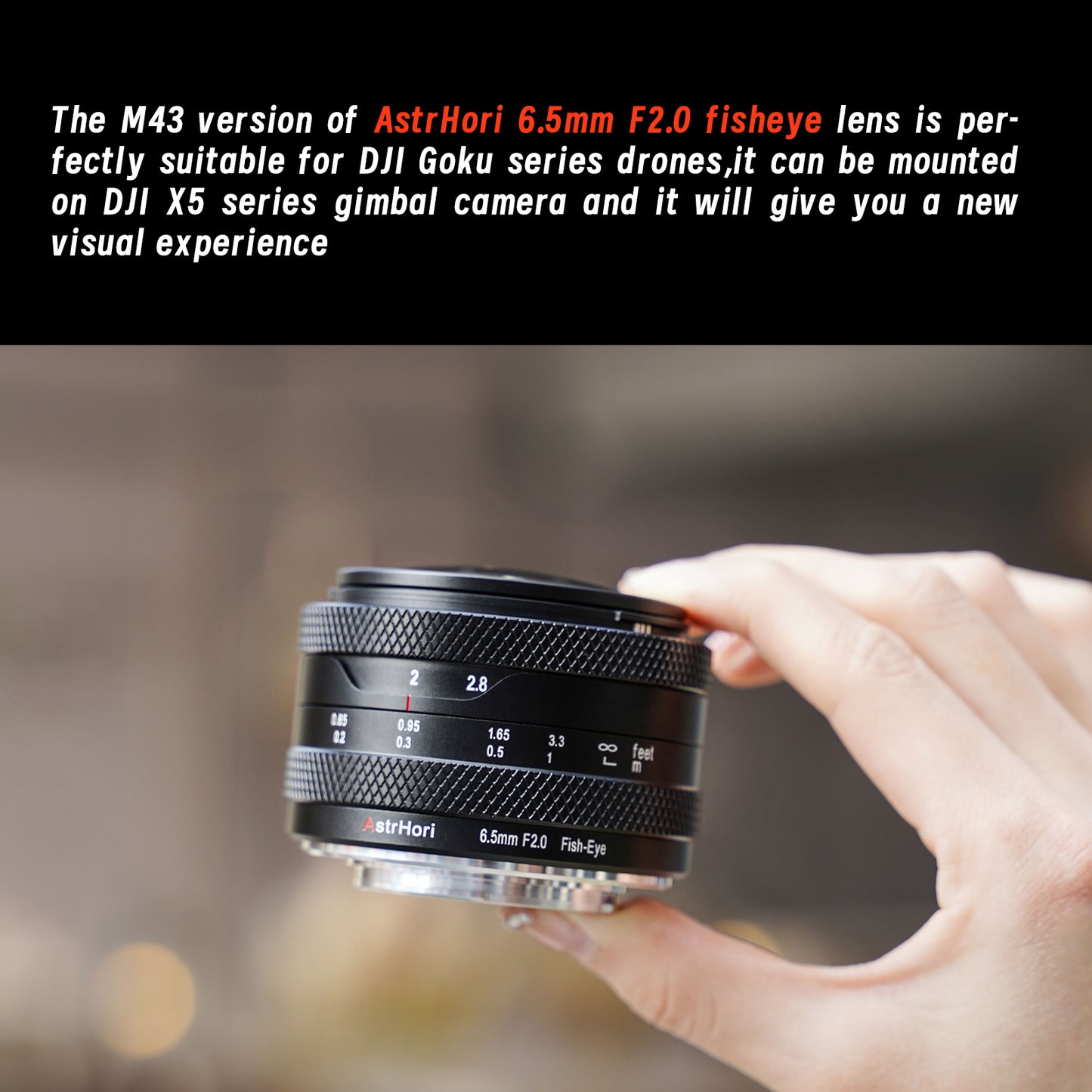 6.5mm F2 APS-C Fisheye Lens for E/FX/EOS-R/M43/Z