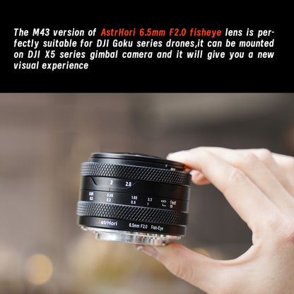 6.5mm F2 APS-C Fisheye Lens for E/FX/EOS-R/M43/Z