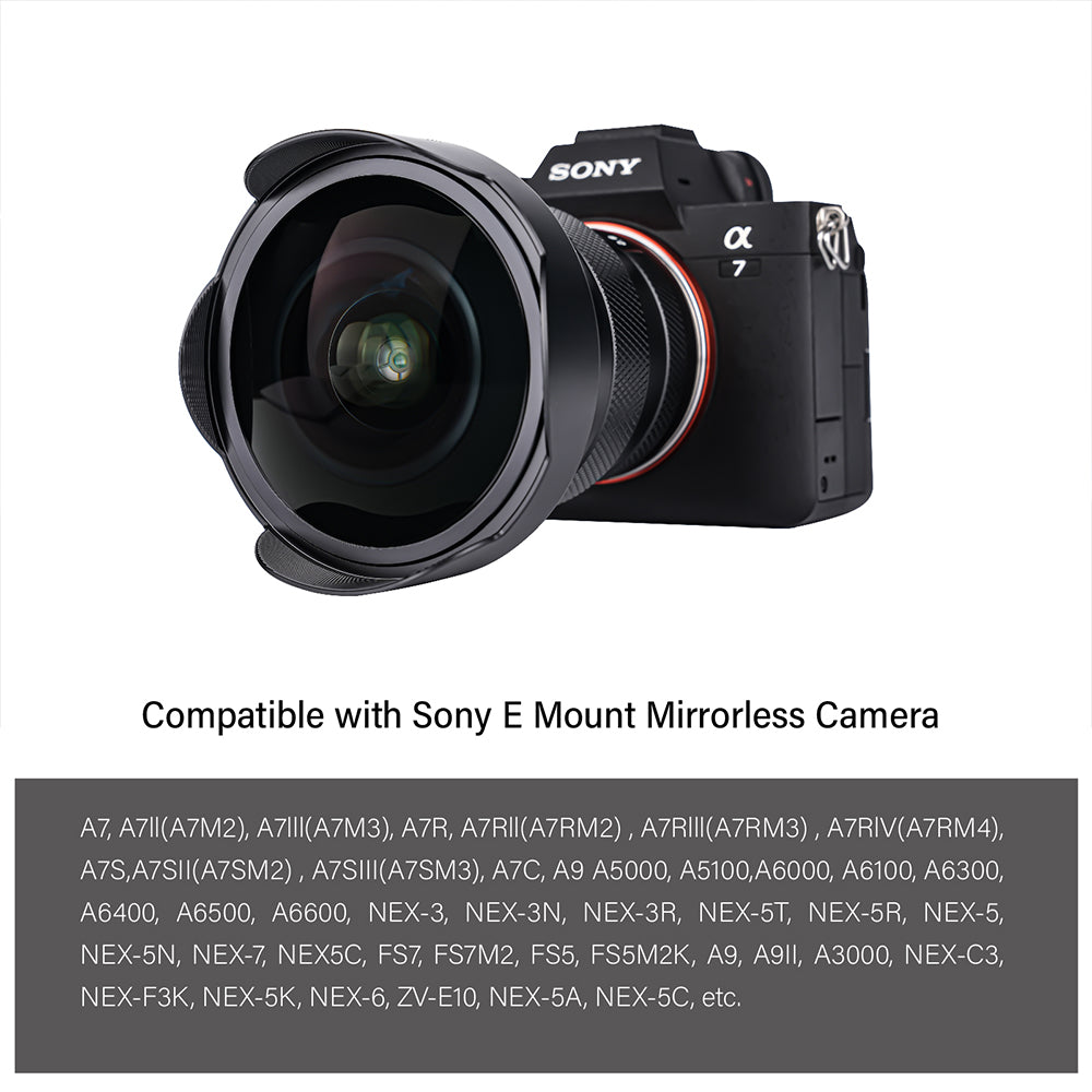 12mm F2.8 Full-frame fisheye lens for E/L/Z