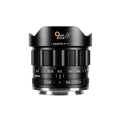 MF 9mm F2.8 Ultra Wide-angle APS-C Lens for E/FX/EOS-R/M43/Z