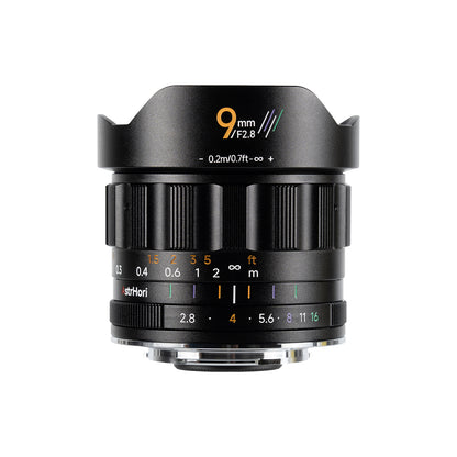 MF 9mm F2.8 Ultra Wide-angle APS-C Lens for E/FX/EOS-R/M43/Z