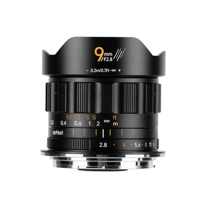 MF 9mm F2.8 Ultra Wide-angle APS-C Lens for E/FX/EOS-R/M43/Z