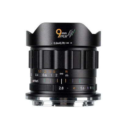 MF 9mm F2.8 Ultra Wide-angle APS-C Lens for E/FX/EOS-R/M43/Z