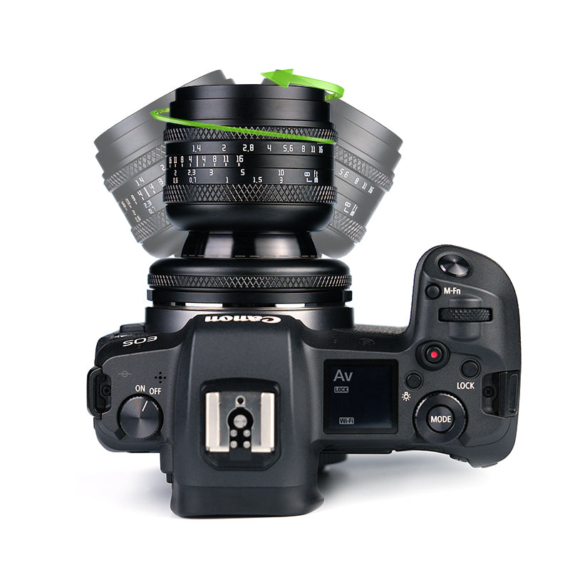 50mm F1.4 Full-frame Tilt lens for E/FX/EOS-R/L