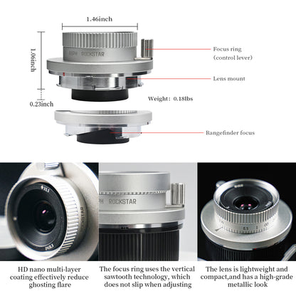 24mm F6.3 Full-frame Large Aperture lens for Leica M